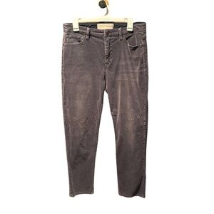 Soft Surrounding Straight Leg Corduroys in Gray Size 12